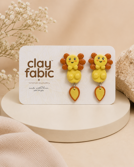 Sunny Axolotl Convertible Earrings