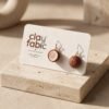 Coconut Shell Drop Earrings