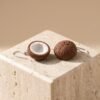 Coconut Shell Drop Earrings