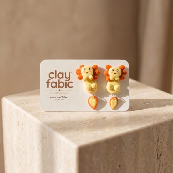 Sunny Axolotl Convertible Earrings